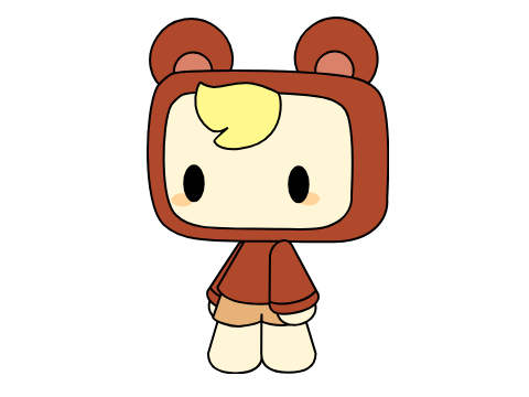 Bethy the Bear Girl || OC Vector