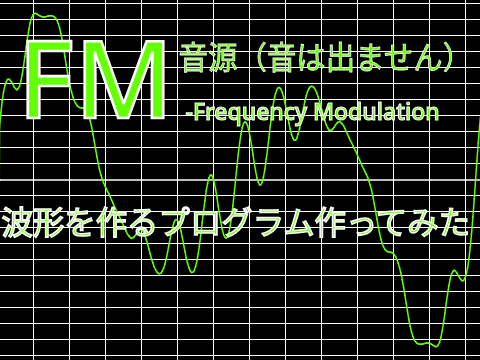 FM音源　波形生成