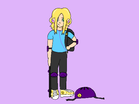 my first OC!!!! indie - ref