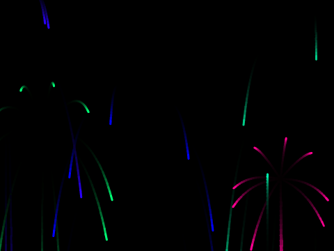 FIREWORKS - Only Pen one sprite