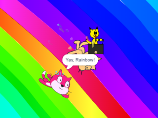 AY on a rainbow slide remix