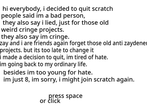 I quit...