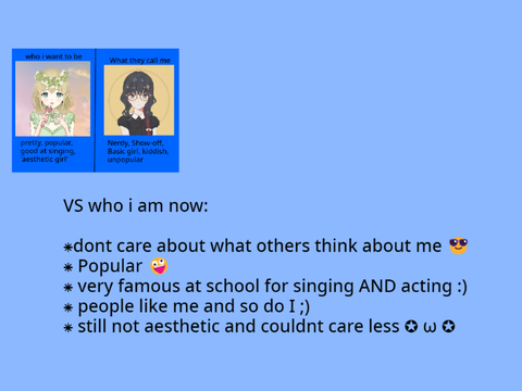 Who I am now!!