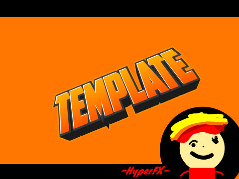 [2D] Orange Intro Template (FREE) || -HyperFX-