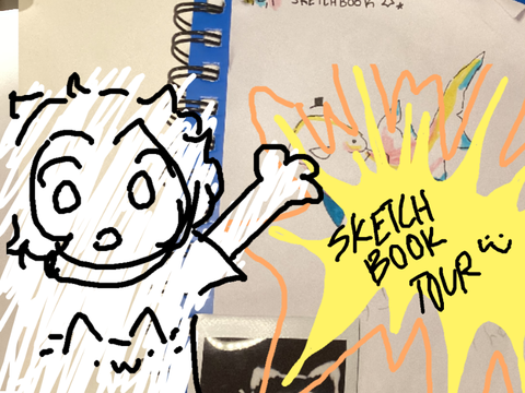 a v silly sketchbook tour