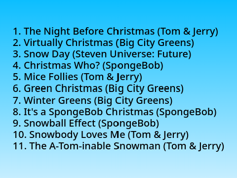 Episodes I'd watch for this winter season lol