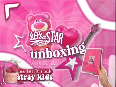 ☂️ 樂-STAR unboxing !! ⸝⸝ ‧₊˚