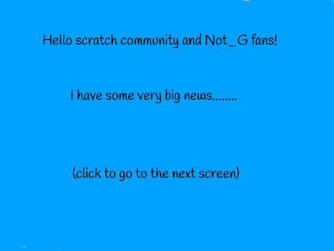 I'm back!