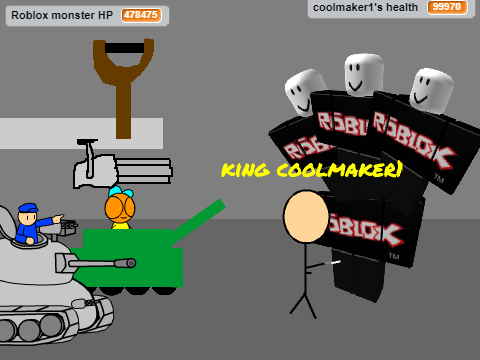 Add yourself battling the Roblox monster! remix remix