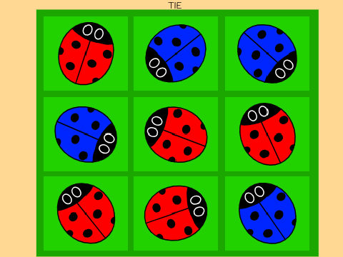 Ladybug Tic-Tac-Toe