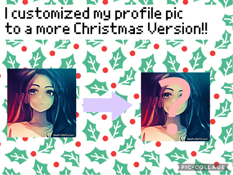 Customized my PFP for Christmas!!!