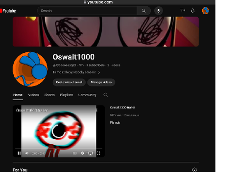 Sube to my YouTube account 