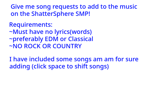 ShatterSphere SMP Music