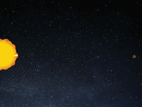 This is an accurate depiction of how long it takes light to reach Pluto