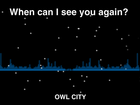 When Can I See You Again Visualizer