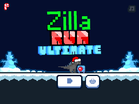 Santa Zilla Run