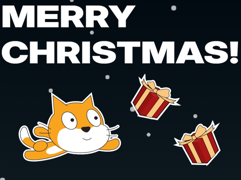 What If Scratch Cat Was In Space? (Merry Christmas!)