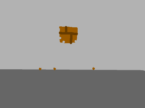 The block broke (animation)
