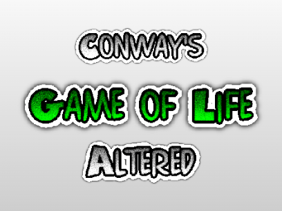 Conway's Game of Life, Altered | #simulation #sim #game