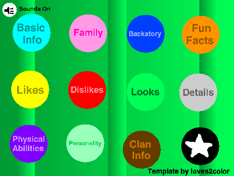 Warrior Cat Bio Template for Blazemoon