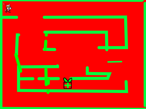 santa cat maze