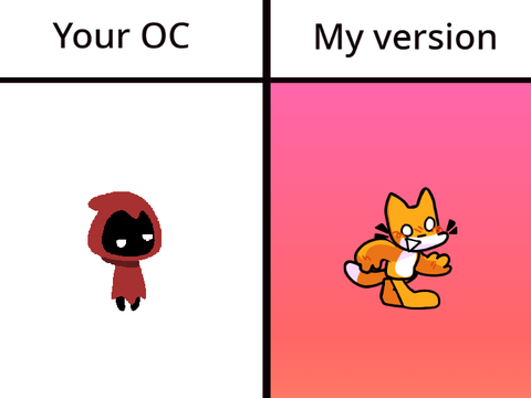 Add your OC and i'll draw it in my own version remix