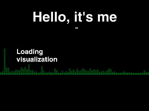 Hello- Visualizer