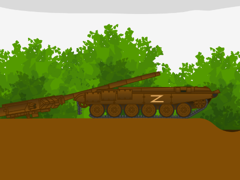 T-90A Knocked out