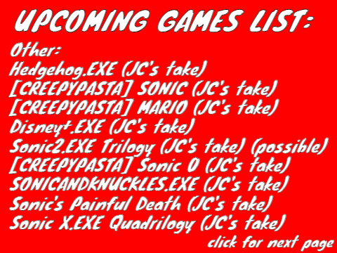 Upcoming Games List (Fixed and Updated)