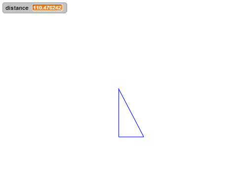Distance Using Pythagorean Theorem