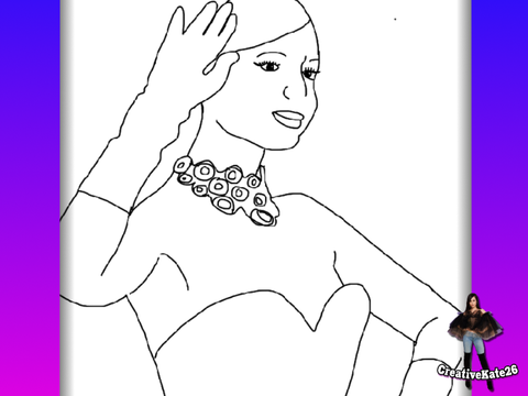 My Sofia Carson drawing!