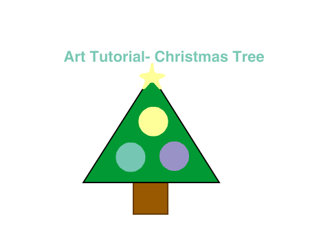 Art Tutorial- Christmas Tree