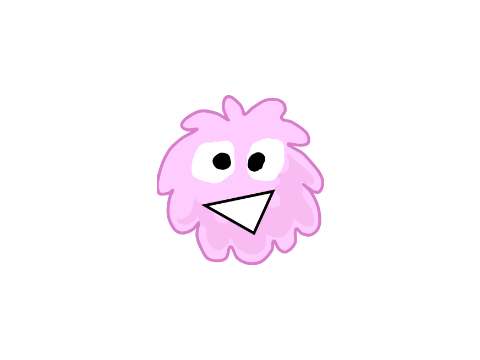 puffball but she has two's face