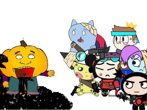 added pucca pichu garu and me