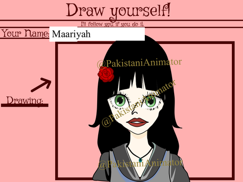 Draw yourself! Remixed by @PakistaniAnimator