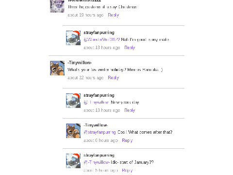 Just cAsUaLly checking the advent calendar events