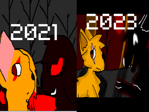 Redraw (2 years apart)