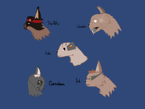 When Bad Batch Is Crossed With Warrior Cats :)