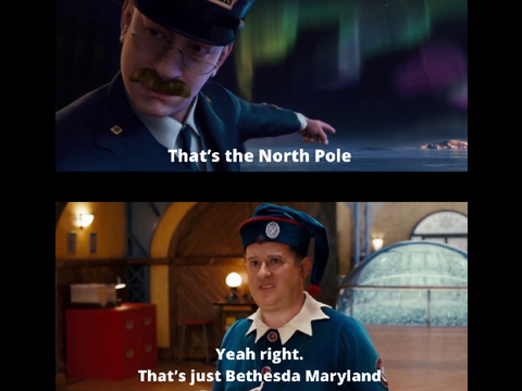 North Pole or just Bethesda Maryland?