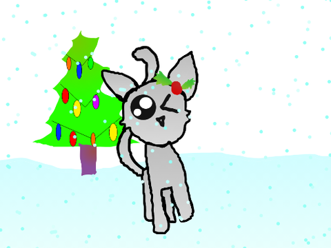 Cat in the Snow - Secret Santa gift