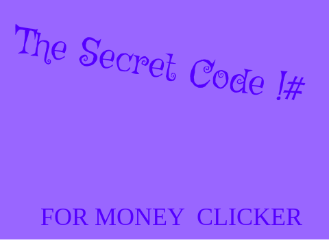 The secret code 1#