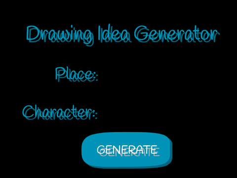 Drawing Idea Generator (Place+Character)