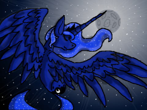 { The Moon Rises }