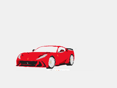 ferrari 812 drawing