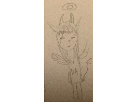 Art request for hairflickgirl ( devil angel aka luce