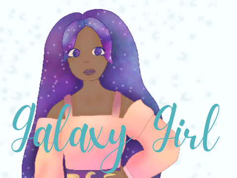secret santa 2023 - galaxy girl