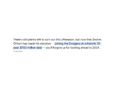 Ohtani to the DODGERS for $700M!?!