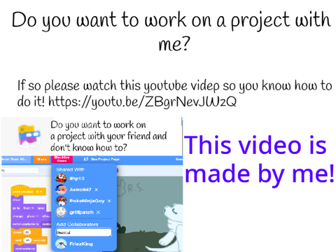 How to share project with friends