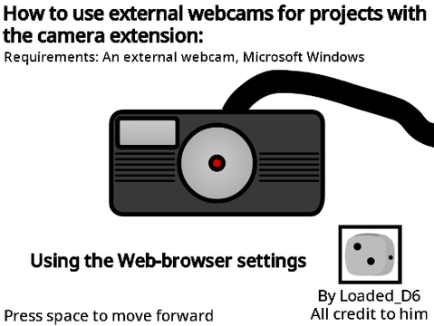(Important!) How to use external webcams [For VR Concept]