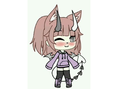 I edited one of my gacha oc's